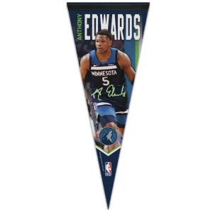 Anthony Edwards Minnesota Timberwolves Premium Player Pennant