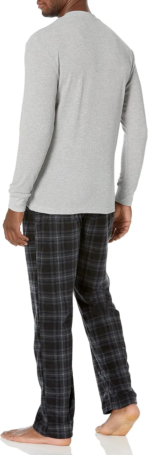 Beverly Hills Polo Club Men's Beverly Hills Polo Polar Fleece Set W/Thermal Top