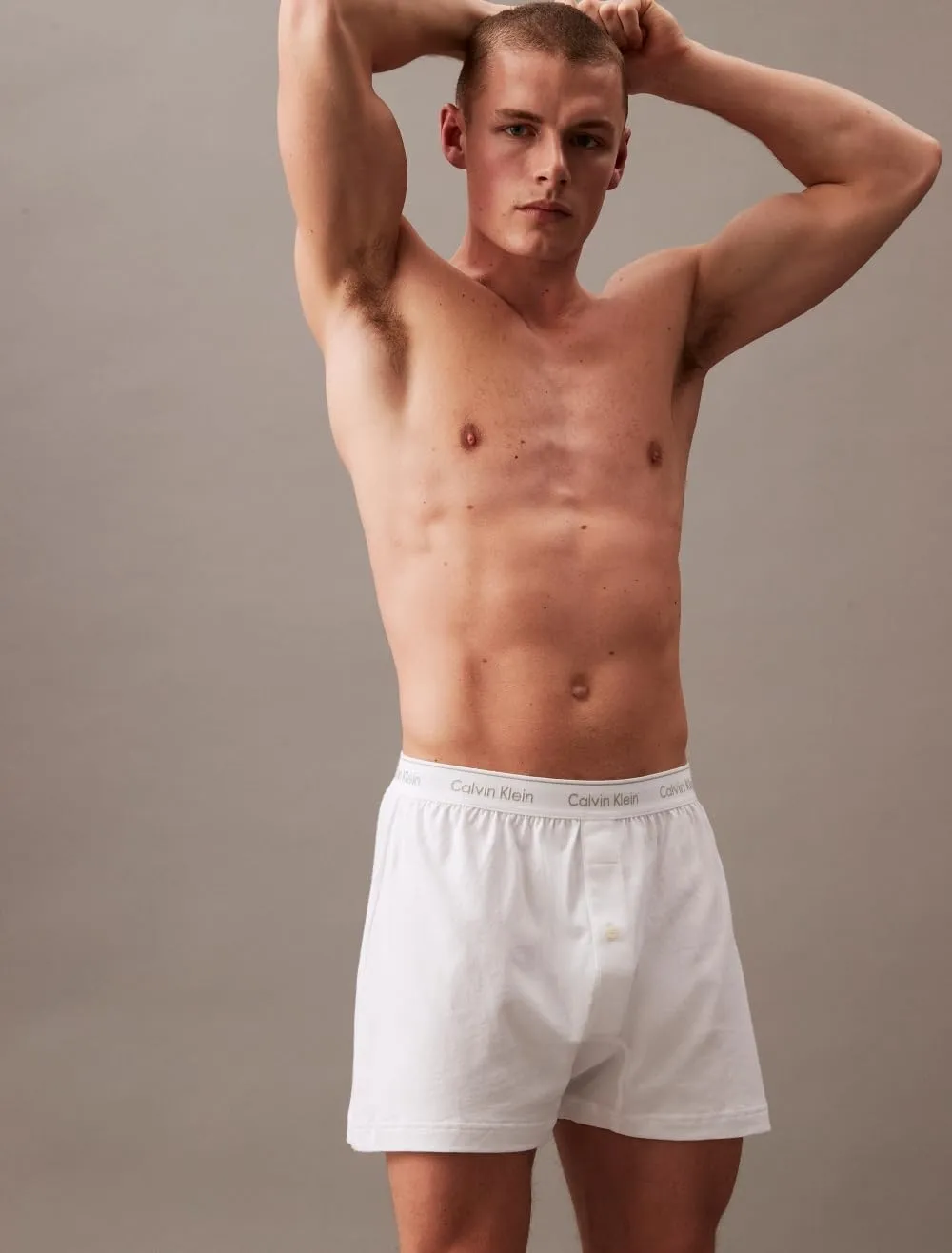 Calvin Klein Men's Cotton Classics 3-Pack Knit Boxer
