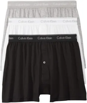 Calvin Klein Men's Cotton Classics 3-Pack Knit Boxer