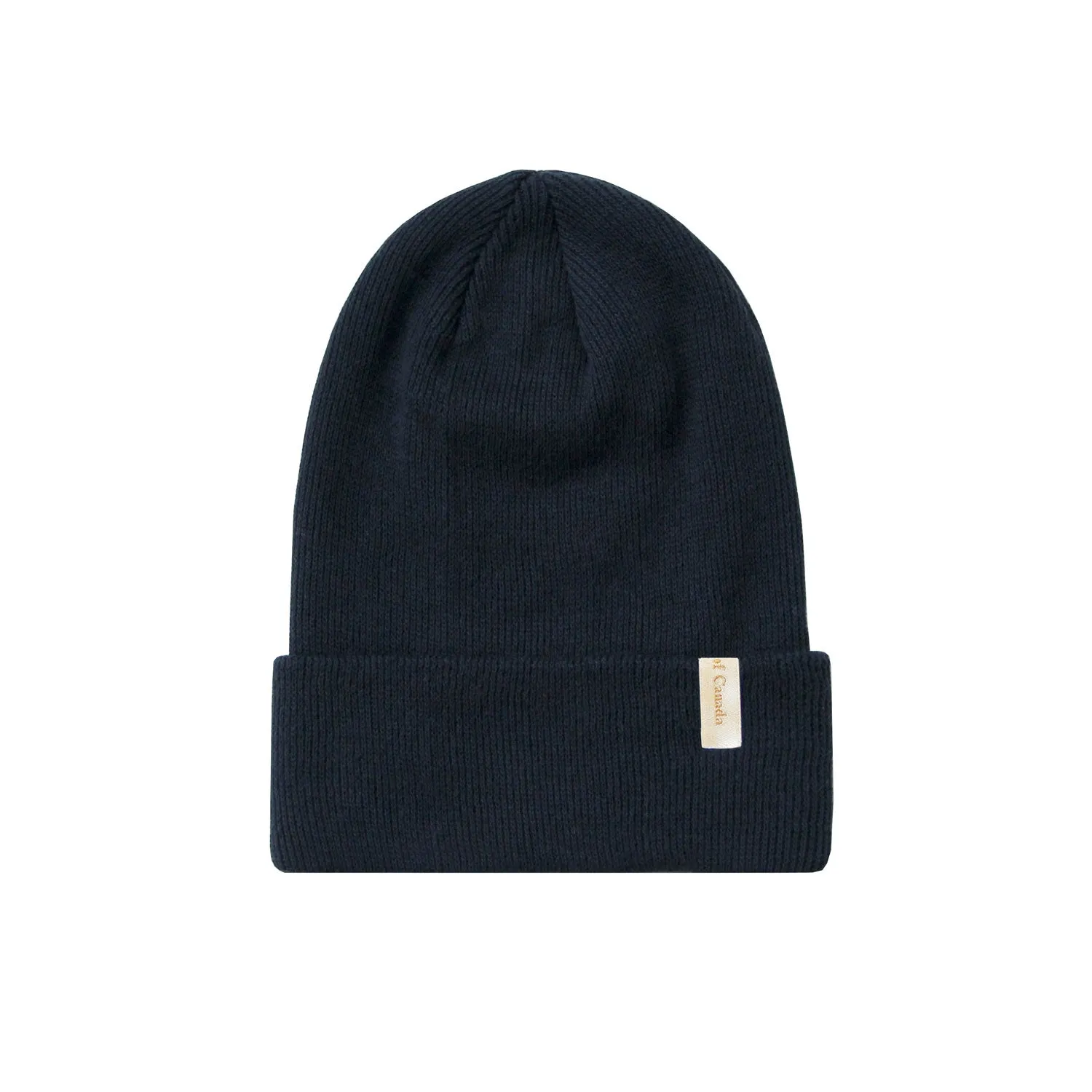 Fine Ribbed Cotton Toque Navy