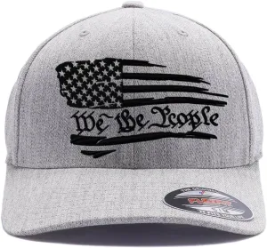 Flex Baseball 2A 1791 and We The People - Protect The 2nd Amendment hat- Custom Embroidered Flex Fitted Baseball Cap