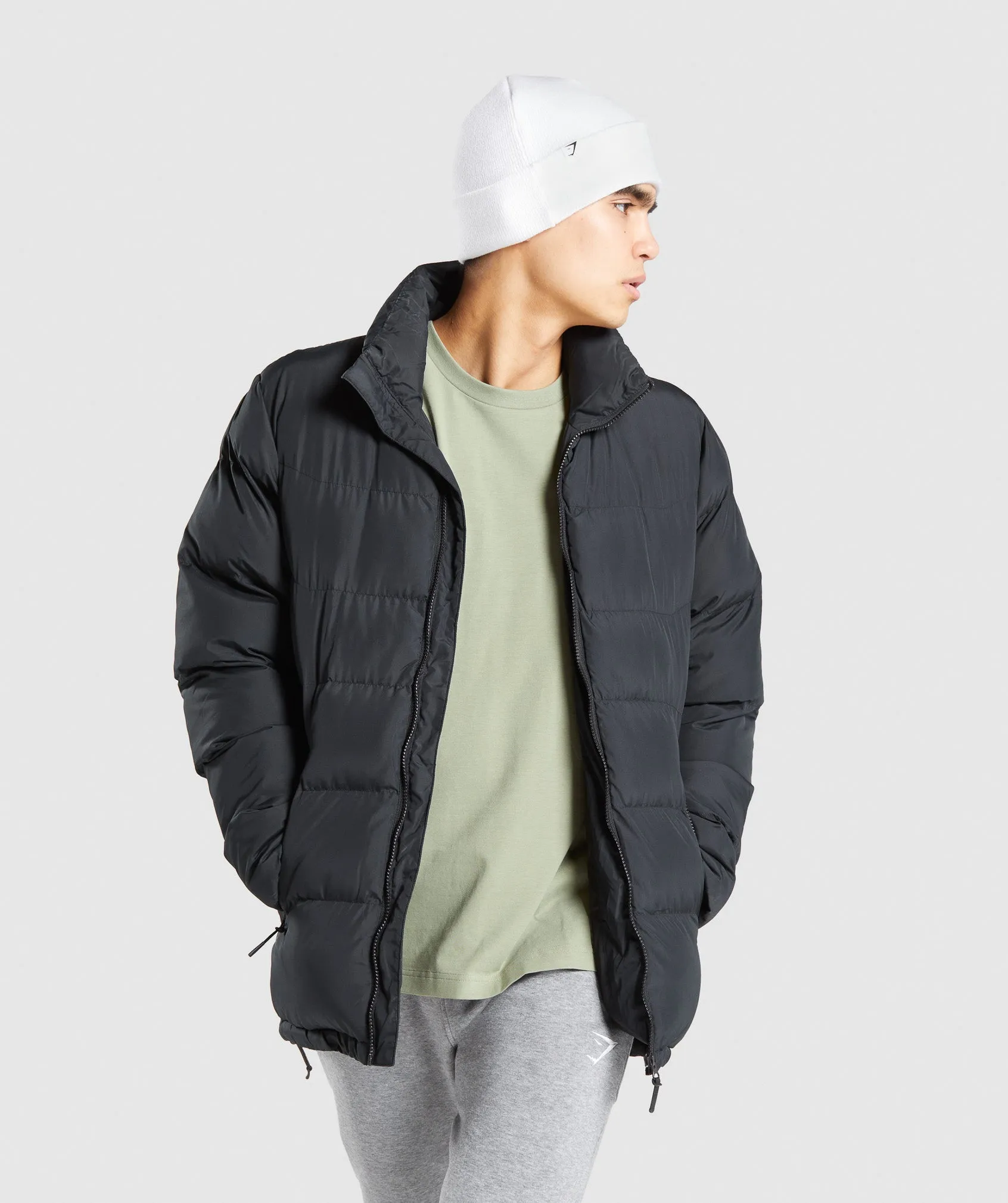 Gymshark New Era Sharkhead Cuff Knit - White