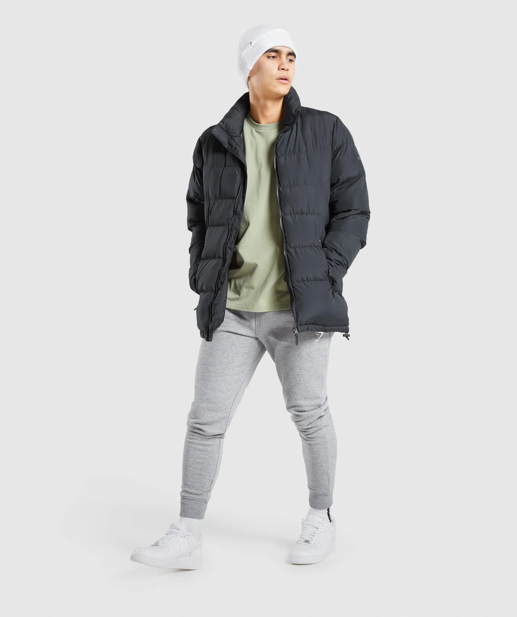 Gymshark New Era Sharkhead Cuff Knit - White