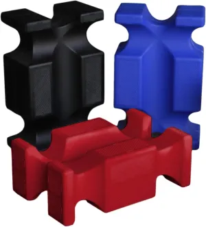 Horsemen's Pride JB77 Jolly Pets Jump Block (2 Pack), Black, One Size