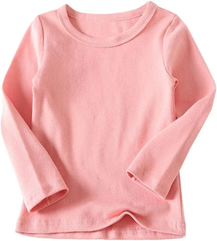 Little Boys Girls Long Johns Thermal Underwear Set 2PC Crewneck Tops and Bottom Toddler Kids Pajamas Warm Jammies,(1-7yrs)