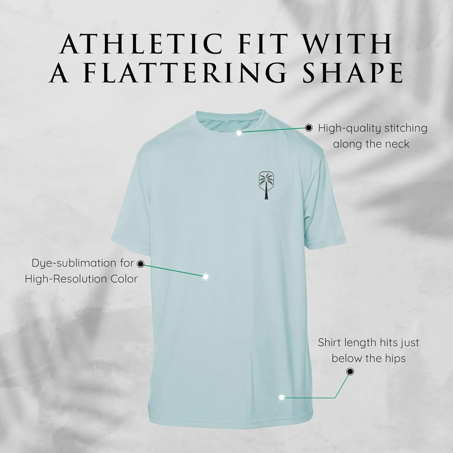 Mens Performance Short Sleeve Pickleball Shirt  Premium UV Protection, Moisture-Wicking, and Odor-Fighting Design