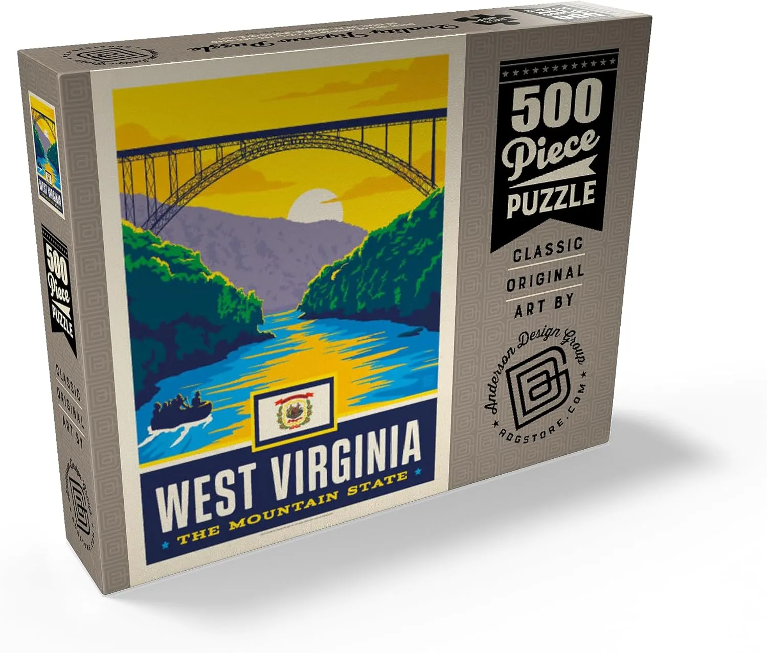MyPuzzle West Virginia: The Mountain State - Premium 500 Piece Jigsaw Puzzle for Adults