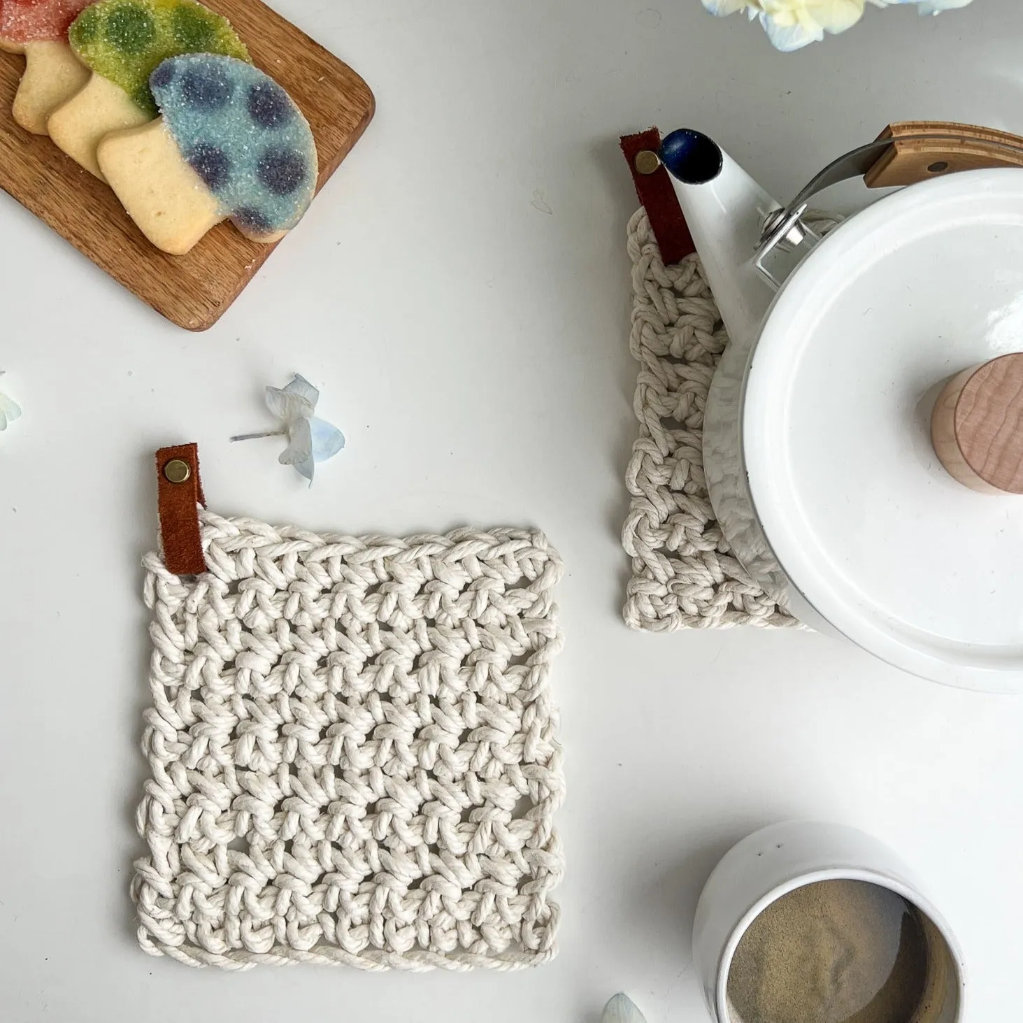 Pauline Flax Potholders Pattern