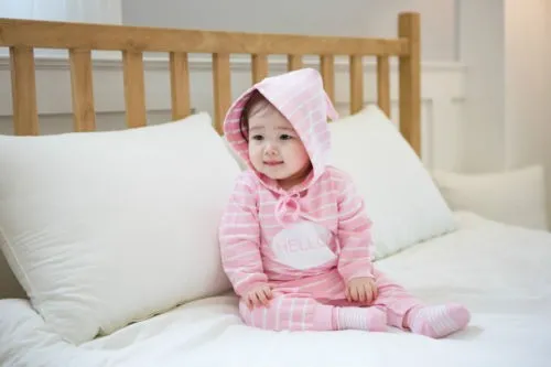 Pink Hellow! Speech Bubble Set (Jumpsuit & Hat)