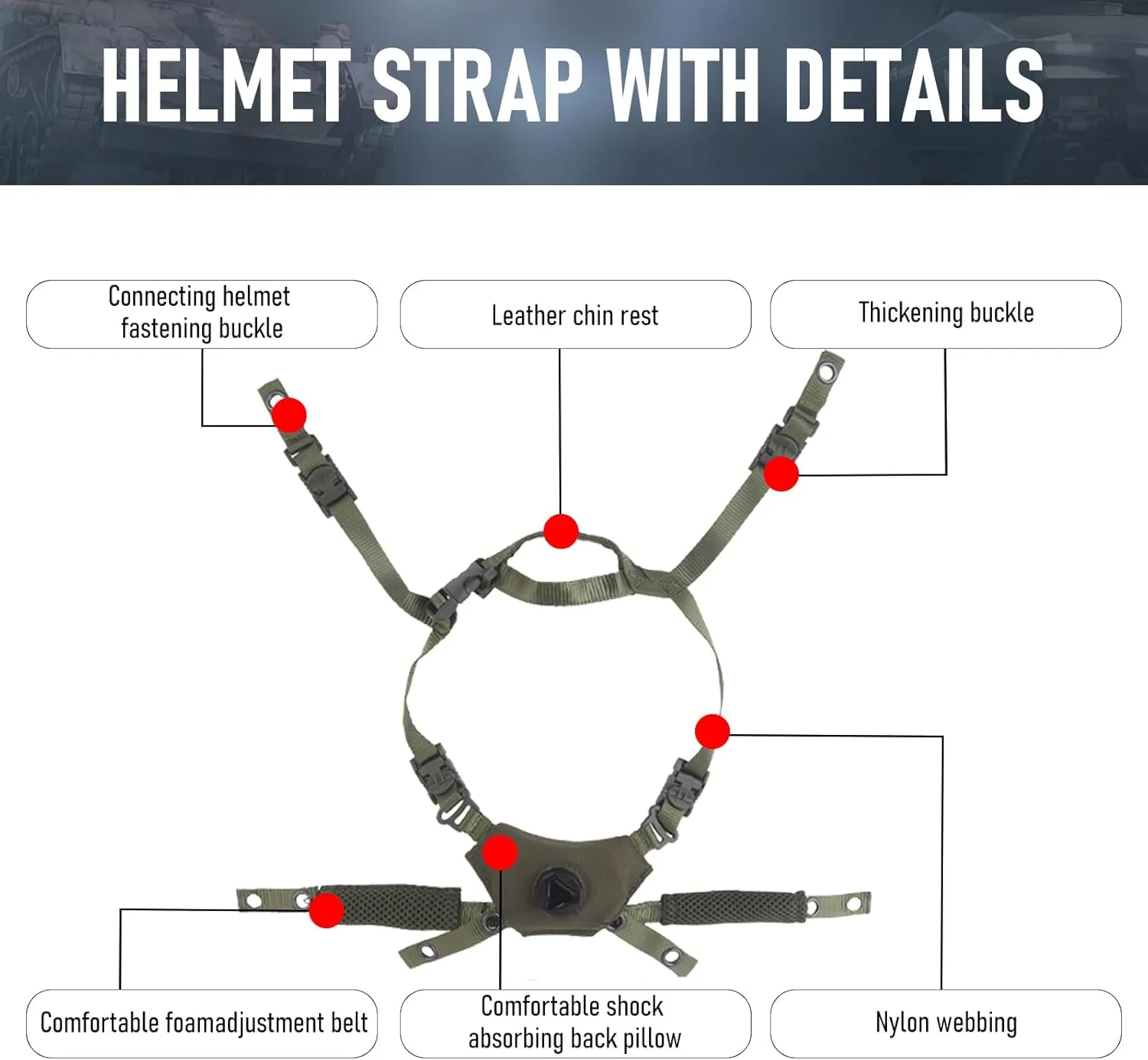 Premium Tactical Helmet Padding Kit