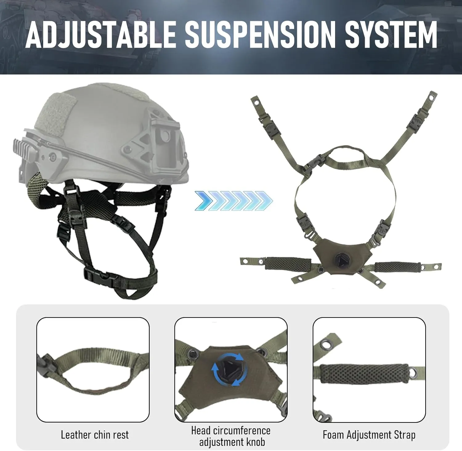 Premium Tactical Helmet Padding Kit