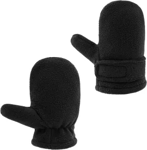 RAOEXI Toddler Infant Winter Mittens Lined with Fleece Easy-on Baby Boy Girls Warm Gloves Outdoor