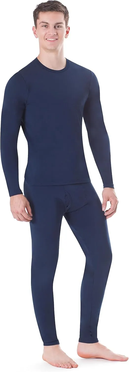 Rocky Thermal Underwear for Men, Long Johns Fleece Lined Set, Shirt & Pants, Base Layer w/Leggings/Bottoms Ski/Extreme Cold