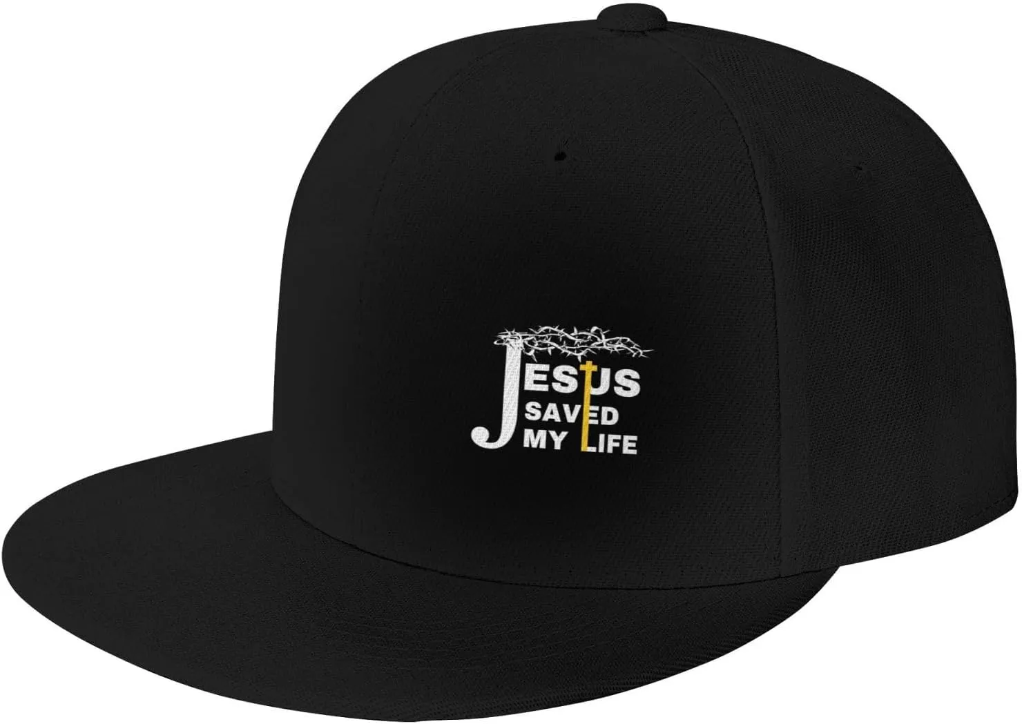 Snapback Hat for Men Women Classic Flat Bill Cap Adjustable Trucker Hat Funny Unisex Hip Hop Cap
