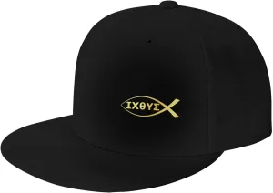 Snapback Hat for Men Women Classic Flat Bill Cap Adjustable Trucker Hat Funny Unisex Hip Hop Cap