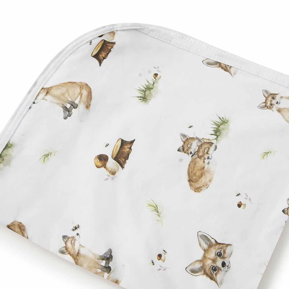 Snuggle Hunny Kids Baby Jersey Wrap & Beanie Set - Fox