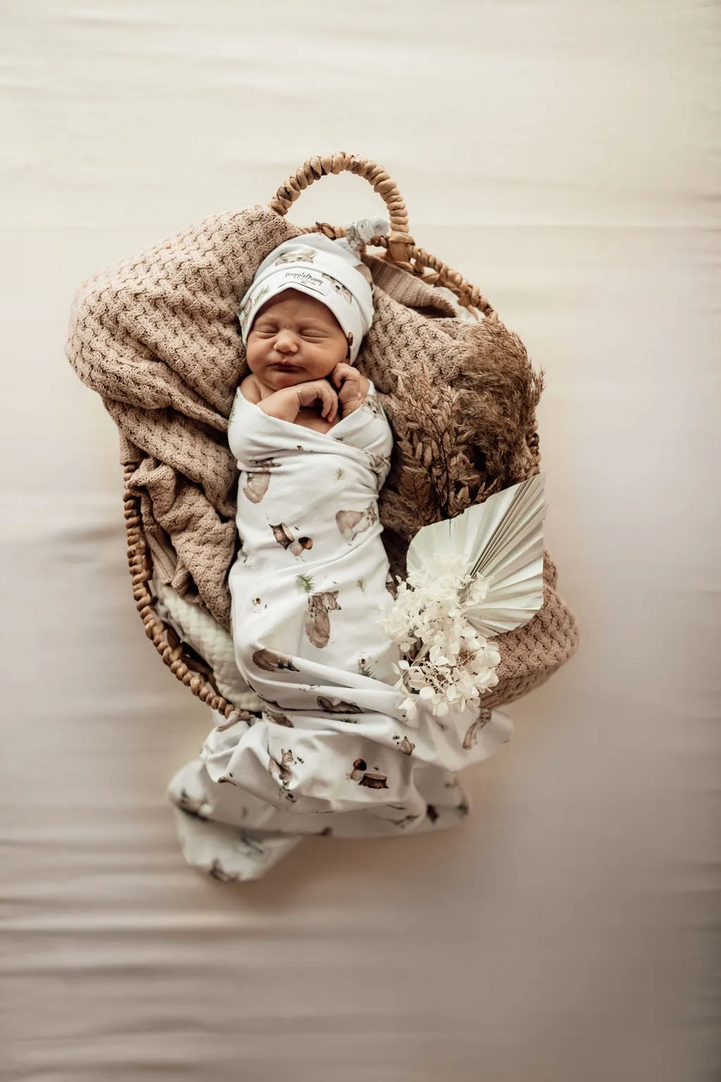 Snuggle Hunny Kids Baby Jersey Wrap & Beanie Set - Fox