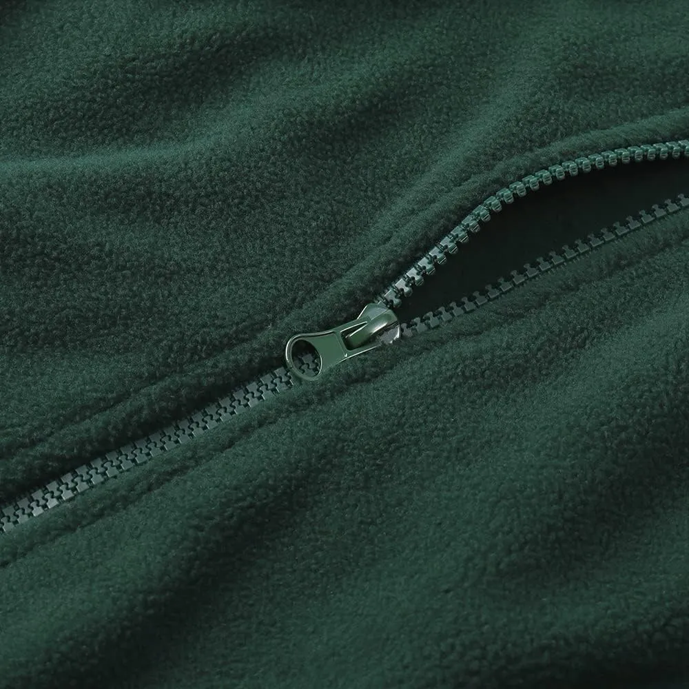 Spring&Gege Youth Solid Full-Zip Polar Fleece Jacket for Children