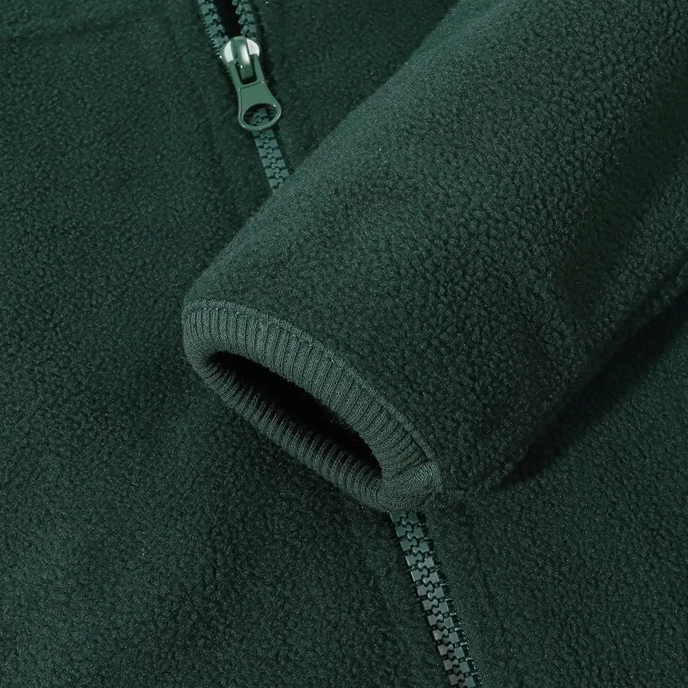 Spring&Gege Youth Solid Full-Zip Polar Fleece Jacket for Children
