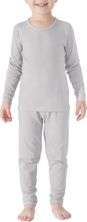 Zando Toddler Thermal Underwear Sets for Kids Base Layer Winter Warm Toddler Long Johns for Boys Girls Long Underwear