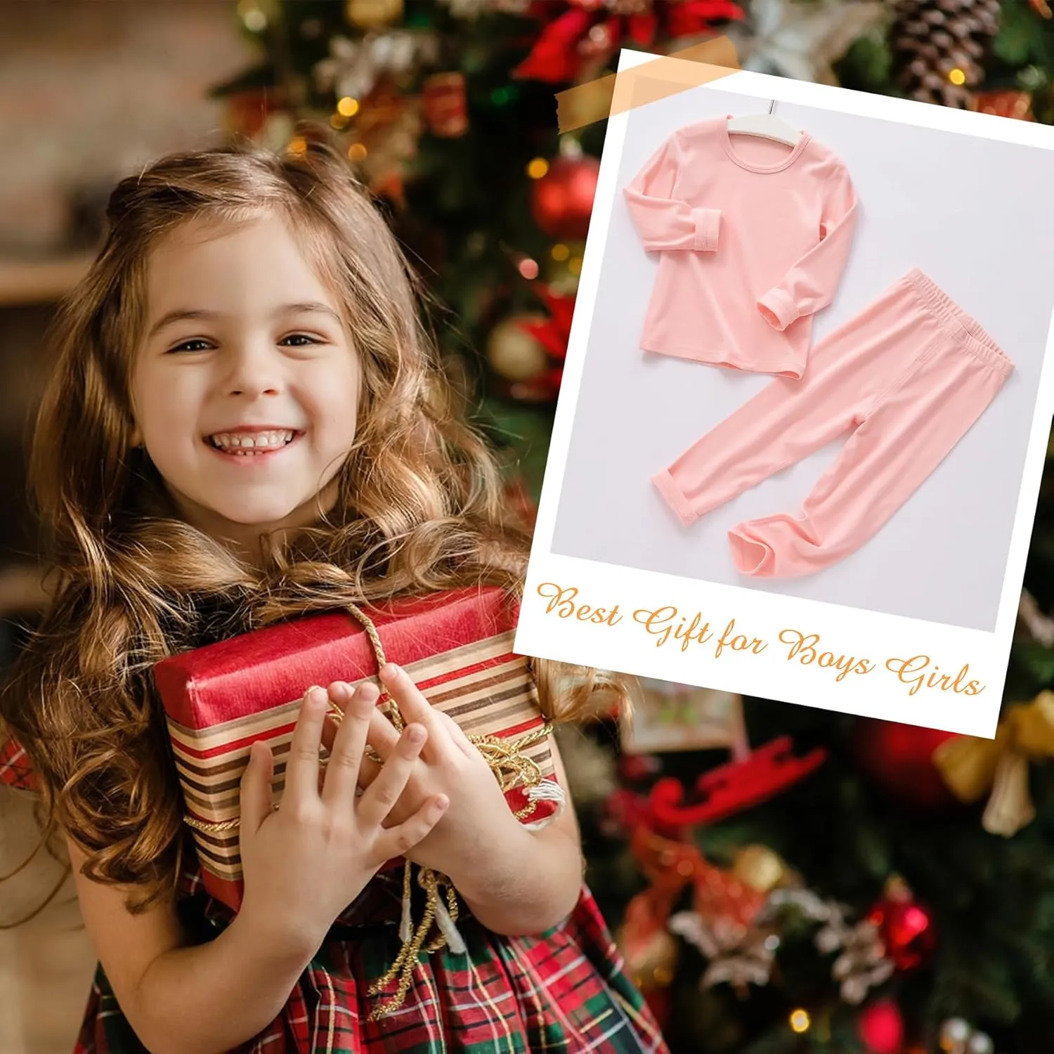 Zando Toddler Thermal Underwear Sets for Kids Base Layer Winter Warm Toddler Long Johns for Boys Girls Long Underwear